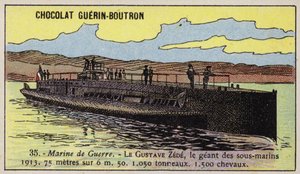 Ranskalainen sukellusvene Gustave Zede tekijältä French School
