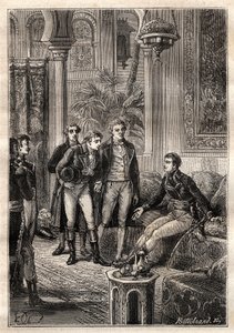 Friedrich Konrad Hornemann (1772-1801) tapasi Napoleon Bonaparten Kairossa vuonna 1797 Gaspard Mongen (1746-1818) ja Claude Louis Berthollet