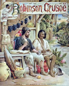 Robinson Crusoen etukansi tekijältä French School