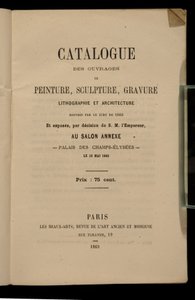Etukappale Salon des Refusesin luetteloon, 1863 tekijältä French School