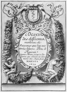 Etukappale erityyppisten alusten malleihin... Nantesista Bayonneen..., 1679 tekijältä French School