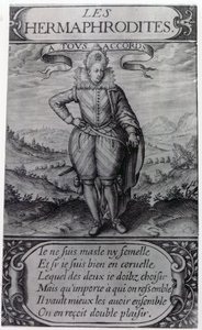 Thomas Artusin esikuva Les Hermaphroditesille, 1605 tekijältä French School