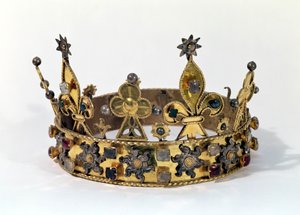 Philippe of Francen (1342-1404) hautakruunu 1404 (kulta, helmet ja jalokivet)