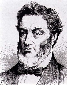 Gabriel-Claude-Jules Favre (1809-1880) ranskalainen poliitikko (kaiverrus) tekijältä French School