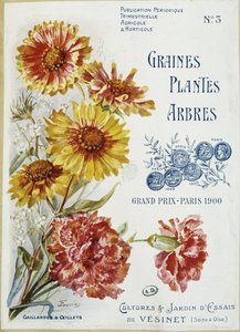 Gaillardes ja neilikat - "Seeds Plants Trees" -lehden kansi, nro 3 tekijältä French School