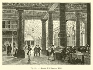 Galerie dOrleans vuonna 1840 tekijältä French School