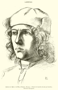 Uffizi ja Pitti -galleria, Firenze (kaiverrus) tekijältä French School