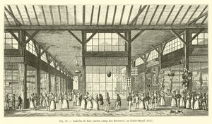 Puiset galleriat, entinen tataarien leiri, Palais-Royalissa, 1825 tekijältä French School