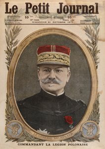 Kenraali Louis Archinard, etukannen kuvitus Le Petit Journalista, liitekuva, 21. lokakuuta 1917