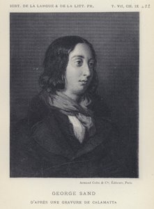 George Sand (litho) tekijältä French School