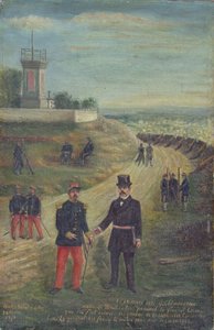 Georges Clemenceau (1841-1929) Montmartren pormestarina 18. maaliskuuta 1871 tekijältä French School