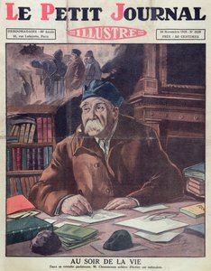 Georges Clemenceau (1841-1929) vanhuudessa, Le Petit Journalin kansi 10.11.1929