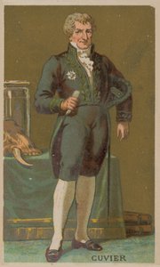 Georges Cuvier, ranskalainen luonnontieteilijä ja eläintieteilijä (1769-1832) tekijältä French School