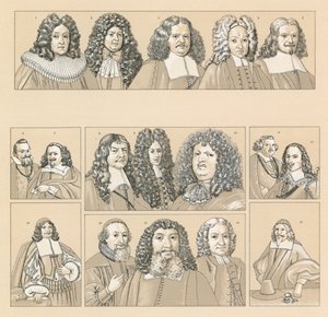 Saksa XVII-XVIII vuosisadan puku tekijältä French School