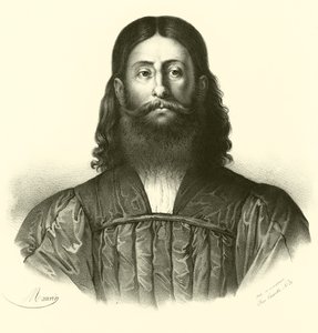 Giorgione, muotokuva (kaiverrus) tekijältä French School