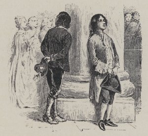 Giovanni Battista Pergolesi, italialainen säveltäjä, viulisti ja urkuri (kaiverrus) tekijältä French School