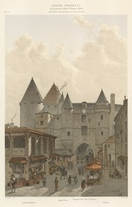 Grand Chatelet, Näkymä Rue St Denisiltä, ​​1800 tekijältä French School