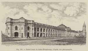 Pietarin suuri basaari (kaiverrus) tekijältä French School