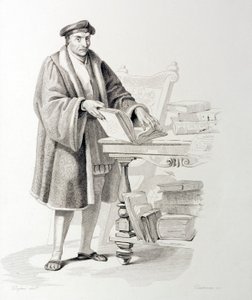 Guillaume Bude (1467-1540), ranskalainen tutkija ja humanistifilosofi (kaiverrus) tekijältä French School