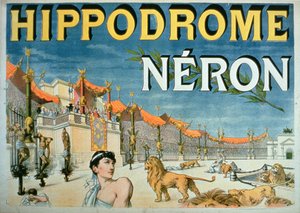 "Neron hippodromi" (värilitografia) tekijältä French School