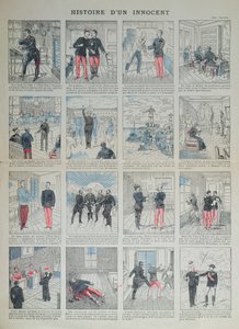 Histoire dun Innocent, kuvitettu Dreyfus-tapauksen historia tekijältä French School