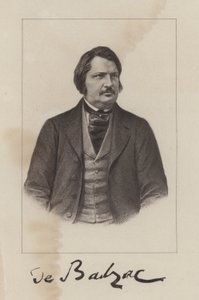 Honore de Balzac, ranskalainen kirjailija ja näytelmäkirjailija tekijältä French School