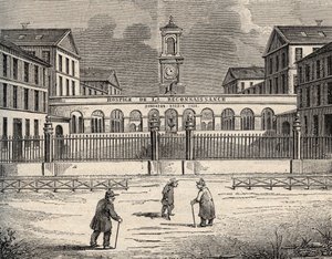 Hospice de la reconnaissance in Garches - Hauts-de-Seine - kaiverrus "" PATRIE" - KUVAUS PICTURESSE DE LA FRANCE FI LUCIEN HUARDIN 6 OSAA - 1800-luvun loppu tekijältä French School