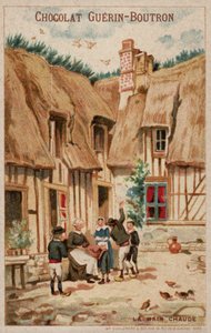 Kuumien käsien peli (chromolitho) tekijältä French School