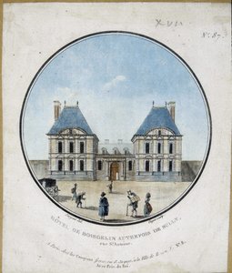 Hotel de Boisgelin, entinen Sullyn hotelli - kaiverruskaiverrus tekijältä French School
