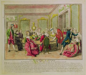 Hypnotisointijakso Franz Anton Mesmerin (1734-1815) kanssa 1784 tekijältä French School