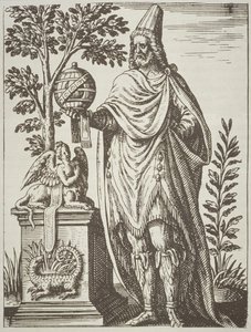 Ideaalimuotokuva Apolloniuksesta Tyanalaista, Jean-Jacques Boissardin De Divinationewet Magical noituudesta, 1605, julkaistu A History of Magic -lehdessä 1800-luvun lopulla tekijältä French School