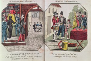 Eugene Francois Vidocqin kuvitus elokuvalle Le Paravoleur tai huolellisen johtamisen taito missä tahansa maassa, erityisesti Pariisissa, 1830 tekijältä French School