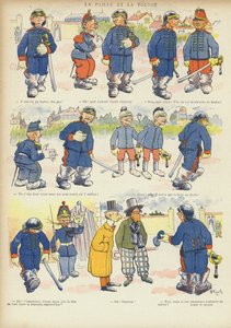 Kuvitus Le Rirelle (väri litho) tekijältä French School