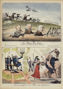 Kuvitus Le Rirelle (väri litho) tekijältä French School