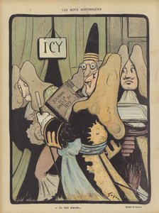 Kuvitus Le Rirelle (väri litho) tekijältä French School