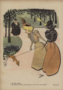 Le Rire -lehden kuvitus (värilitro) tekijältä French School