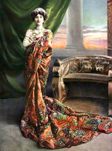 Kuvitus Le Theatre -lehdestä tekijältä French School