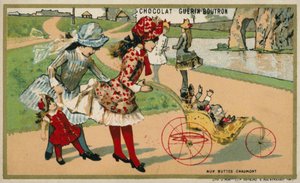 Parc des Buttes Chaumontissa, Pariisissa (chromolitho) tekijältä French School