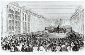 Ecole Normale Superieuren avajaiset Pariisissa, Texierin Les Tableaux de Parisista, 1852 tekijältä French School