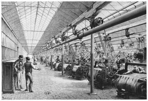 Teollinen kudonta Bagatellessa, 1884 tekijältä French School
