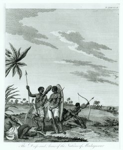 Madagaskarin asukkaat, kreivi Benyowskyn muistelmat ja matkat osasta 2, julkaistu 1790 tekijältä French School