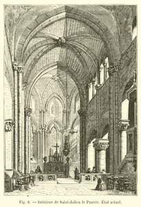 Saint-Julien le Pauvren sisätilat, nykytila