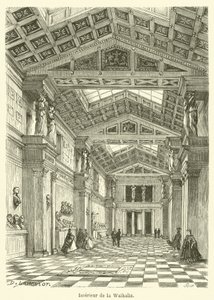 Interior de la Valhalla (kaiverrus) tekijältä French School