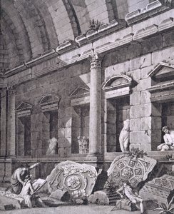Nimesin Dianan temppelin sisustus, Antiquities of France: Vol I, Nimesin muistomerkit