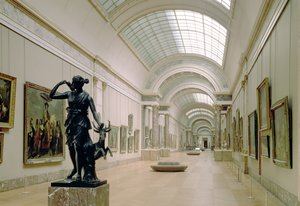 Grande Galerien sisäkuva 1500-1800-luvulta tekijältä French School