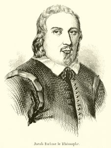 Jacob Boehme teosofi (kaiverrus) tekijältä French School