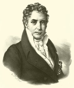 Jacques-Louis David, muotokuva (kaiverrus) tekijältä French School