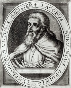 Jacques de Molay (n. 1243-1314) Temppeliritarien mestari tekijältä French School