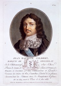 Jean-Baptiste Colbert, Marquis de Seignelay, teoksesta Portraits of Great Men, Ilstrious Women, and Memorable Subjects of France, julkaistu 1787-92 tekijältä French School