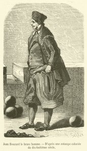 Jean Bouzard rohkea mies (kaiverrus) tekijältä French School